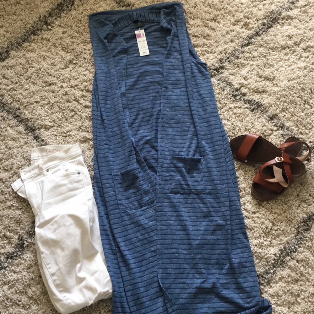 Agnes & Dora Blue vest duster
